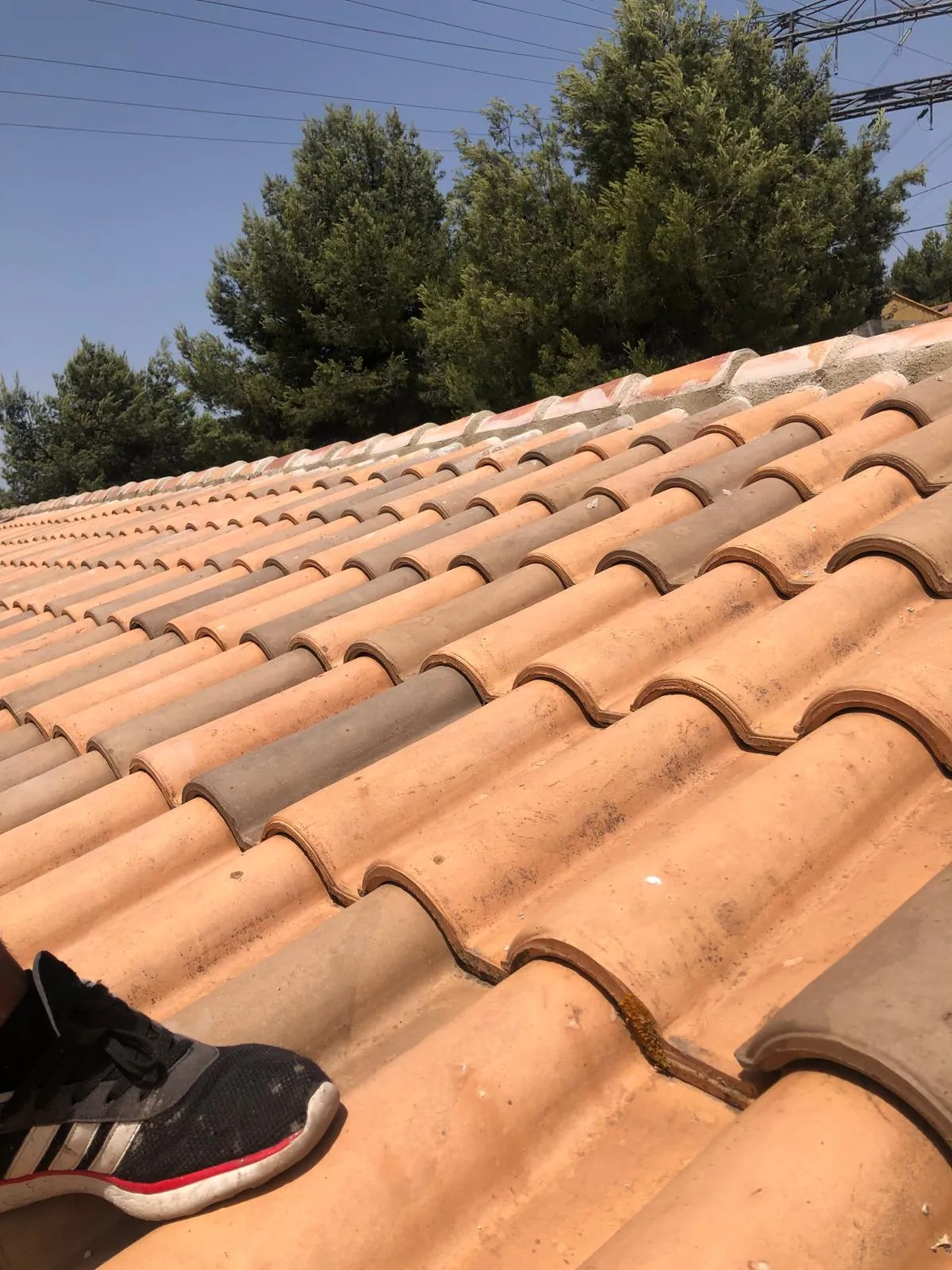 Chantier de couverture dans les Yvelines