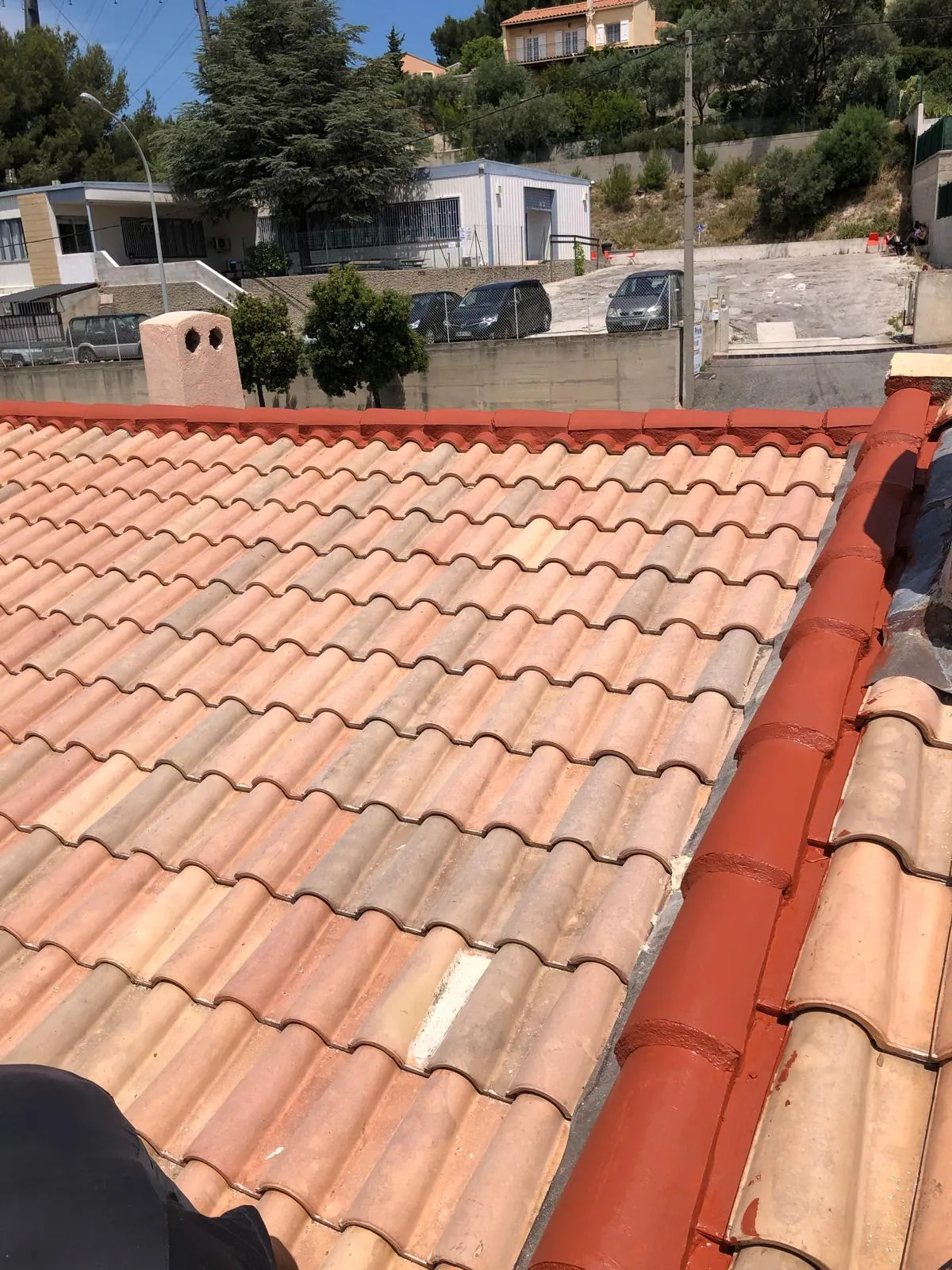 Chantier de couverture dans les Yvelines