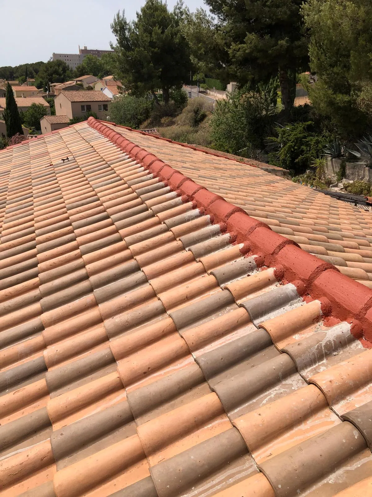 Chantier de couverture dans les Yvelines