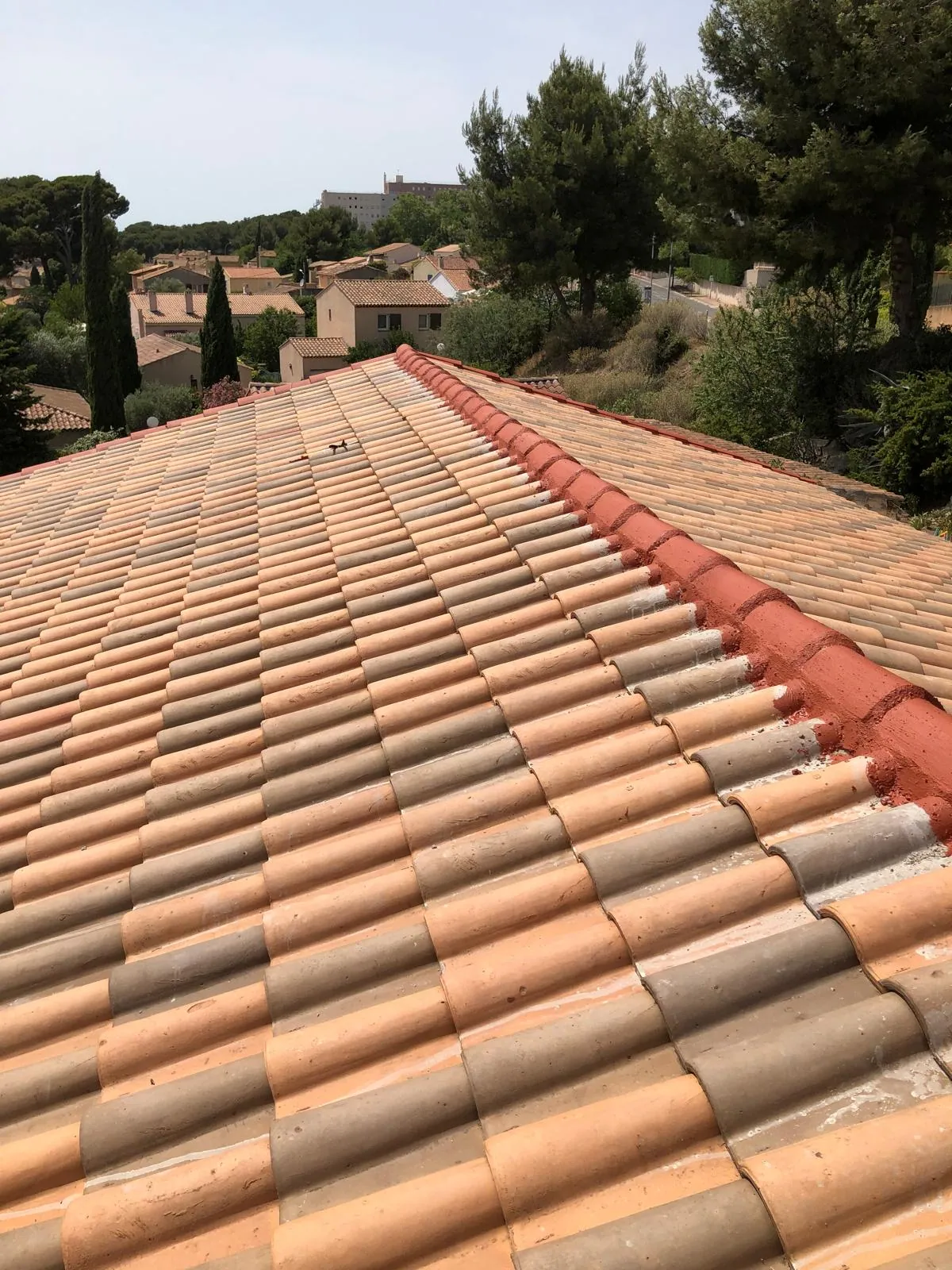 Chantier de couverture dans les Yvelines