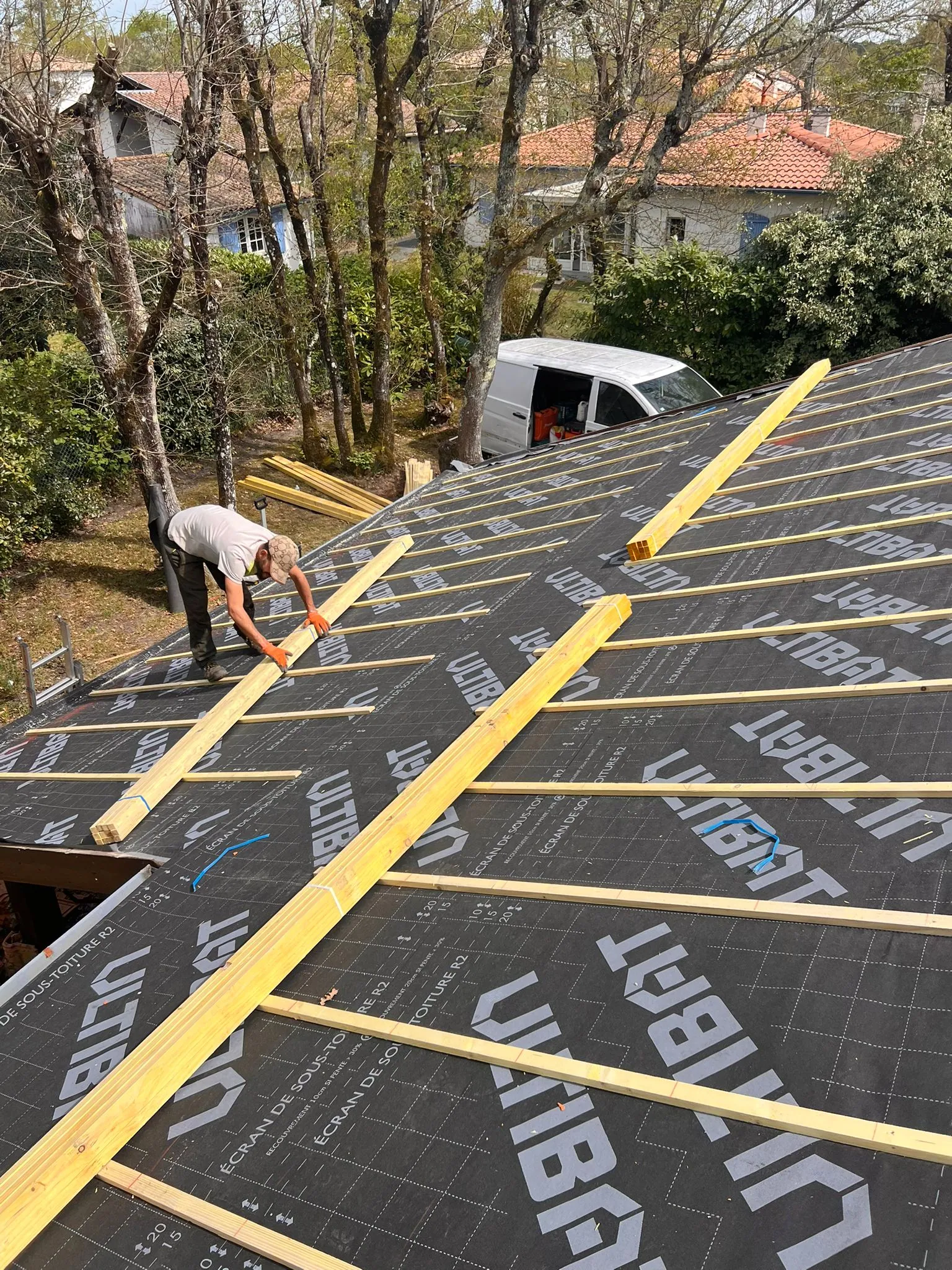 Chantier de couverture en Haute-Garonne