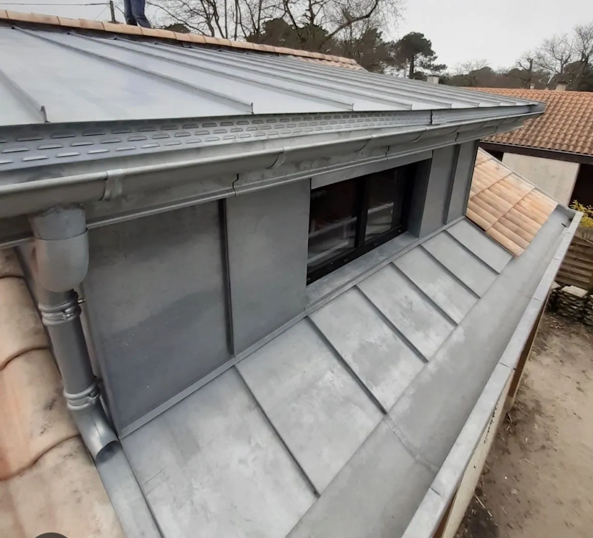 Chantier de couverture dans les Yvelines